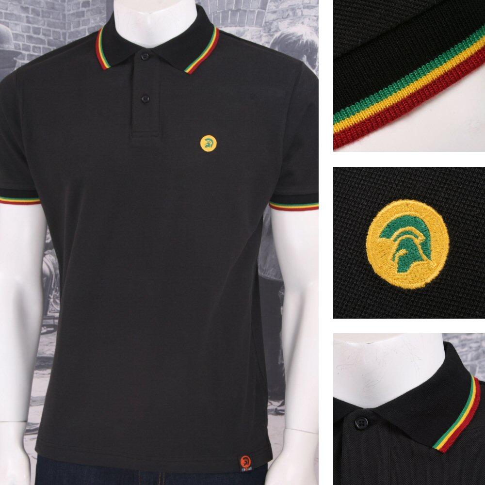 Trojan records shop polo shirt